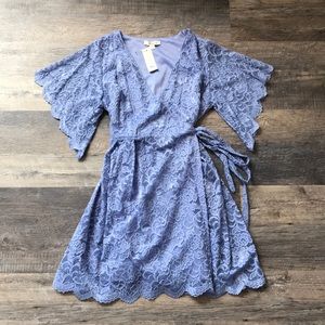 Lace Wrap Dress